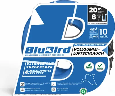 Produktbild von Riegler Werkstattschl.-Set »BluBird«, Schnellverschlusskpl., Ø12x6, 20 m