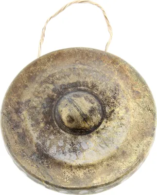 Produktbild von Buckelgong aus Messing, inkl. Schlägel, 15 cm