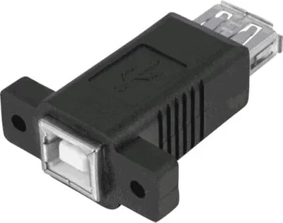Produktbild von Lyndahl LKPA007 USB Einbau Adapter von B-Buchse auf A-Buchse