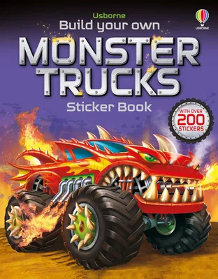 Produktbild von Build Your Own Monster Trucks Sticker Book