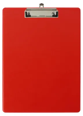 Produktbild von Exacompta Klemmbrett mit Hülle - Format 23x32cm für A4 - Rot