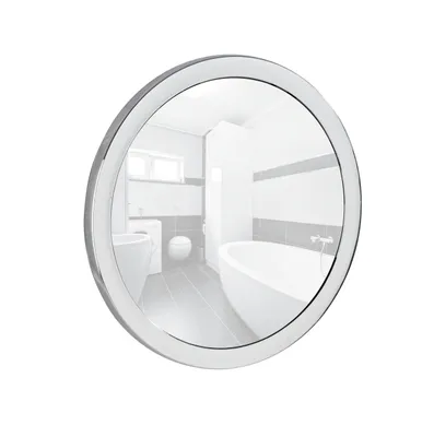 Produktbild von WENKO Kosmetikspiegel Wandspiegel Chrom Bad WC 5-fach Ø12,5cm Saugnapfhalterung