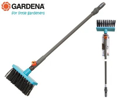 Image de Balai FOR LITTLE GARDENERS GARDENA, pour enfants, 78 cm, système d'emboîtement universel