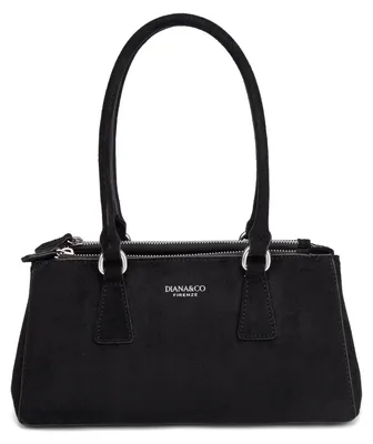Imagen del producto de Bolso de mano vegano Diana&Co, con cremallera y correa de hombro ajustable