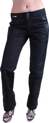 Produktbild von Diesel Damen Hose Chino "Columba Pantaloni" Schwarz W24