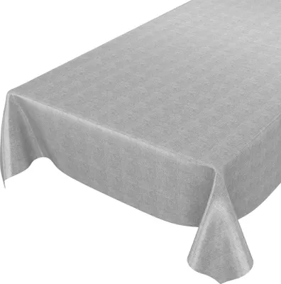 Produktbild von Tischdecke Wachstuch Einfarbig Grau Robust Wasserabweisend Breite 140 cm Länge 100 cm
