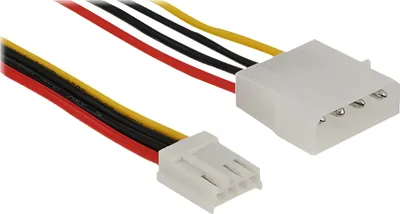 Obrázok produktu pre Napájací kábel DELOCK Molex 4Pin -> Floppy 4Pin St/Bu 0,60 m
