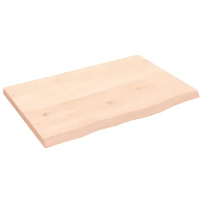 Obrázek produktu pro Nástěnná police 60 x 40 x 2 cm neošetřené masivní dubové dřevo