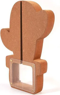 Produktbild von Kaktus Spardose aus MDF Holz 25 x 18 x 3 cm