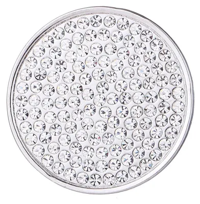 Produktbild von Morella® Damen Coin silber Glitzersteine 33 mm