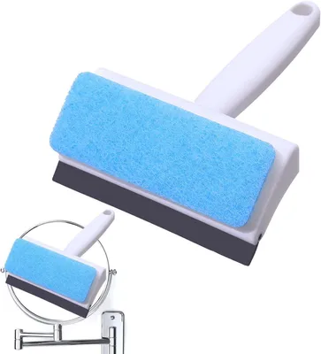 Produktbild von Glasreiniger zum Waschen von Fenstern, Eckregal mit Bürste für, mit Bürste für Autos, mit Verwendung in Dusche, Hotel, Haus, Küche, Hof, Spiegel, Windschutzscheibe und Arbeitsplatte