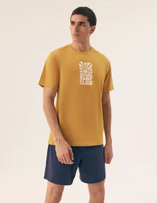 Imagen del producto de Conjunto de pijama Henderson para hombre – 100% algodón, transpirable, ideal para primavera/verano, color amarillo, modelo 42600. Ropa de dormir cómoda para hombre, línea Core, nuevo, talla XXL