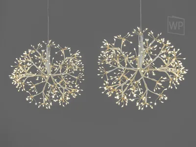 Produktbild von 2er Set LED Kugeln mit Funkeleffekt weiß D. 30 + 40cm Formano W25