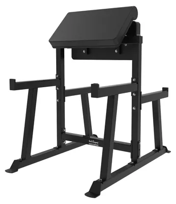 Zdjęcie produktu dla Stojąca ławka do ćwiczeń bicepsów - udźwig 400 kg - stal biała - urządzenie fitness