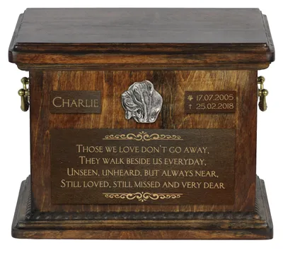 Productafbeelding van Neapolitse mastiff - Urn voor as van een hond, gepersonaliseerde urn met gravure, herdenkingskist voor as van een hond, merk Art-Dog