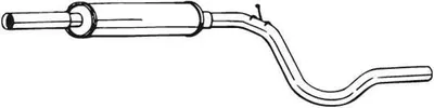Produktbild von Bosal Mittelschalldämpfer 281-233