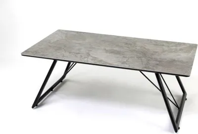 Produktbild von Couchtisch >2156-23< in dunkelgrau, Gestell schwarz - 110x42x60cm (BxHxT)
