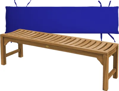 Produktbild von Gartenbank Ferrara Teak Massivholz 150 cm Blau