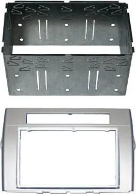 Imagen del producto de Adaptador de radio 2 DIN + carcasa para Toyota Corolla...