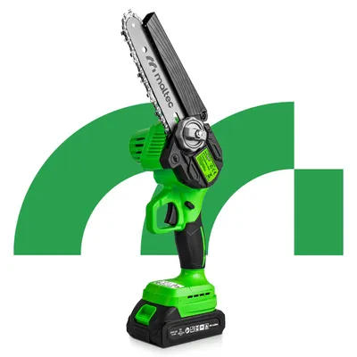 Produktbild von Elektro Handkettensäge mit 2 Akku MalTec MasterCut1000W Führungen 6+8“ 21V, Koffer, Bürstenlos automatische Kettenschmierung