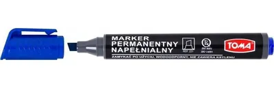 Produktbild von Toma TO-221 Permanentmarker Blau Keilspitze