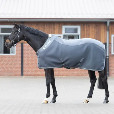 Produktbild von BUSSE Abschwitzdecke 3D AIR FLEECE PREMIUM in drei Farben, Outdoordecke, Farbe:cinder grey, Größe:155