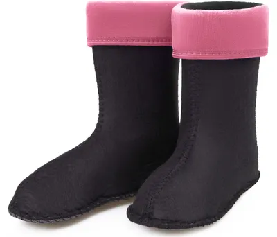 Produktbild von Ladeheid Kinder Mädchen Jungen Wärmende Stiefelsocken für Gummistiefel Innenschuh für Modell LA-KL-EVA-Kids und KL050, KL045 (Hellrosa, 22 EU)
