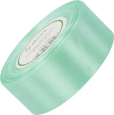 Zdjęcie produktu dla Wstążka satynowa miętowa 38mm - 32mb