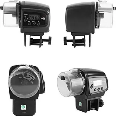 Produktbild von Automatische Fischfutterautomaten, Digital LCD Electronic Feeder Timer Aquarium, kleine Schildkrötenbehälter -Futtermittel