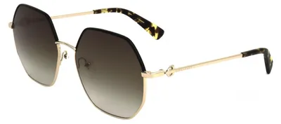 Image de Lunettes de soleil pour femme Longchamp LO140SL Or/vert 58/17/140