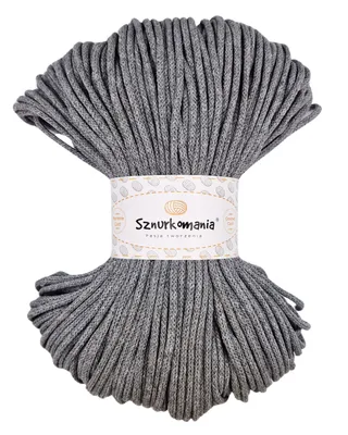 Produktbild von Baumwollkordel mit einem Kern 3mm 100m, Makrameegarn, Makrameekordel, Häkelkordel, Makrameekordel, Naturgarn, 3mm Kordel, geflochtene Baumwollkordel