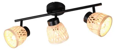 Immagine prodotto di Casalum R86093032 Laurent E14 Faretto triplo nero opaco