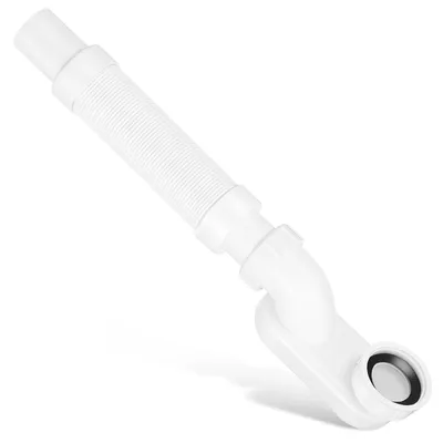 Image de Kit de vidange de baignoire flexible et autonome, tuyau de vidange de baignoire, siphon de baignoire, tuyau de vidange de douche, kit de vidange de salle de bains, siphon de salle de bains