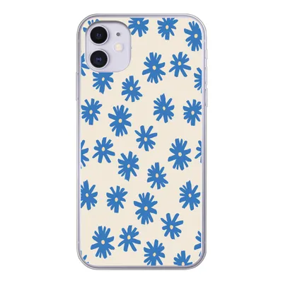 Produktbild von MuchoWow® Handyhülle Schutzhülle Hülle für iPhone 11 Blume - Muster - Minimalismus Silikon Softcase Handy Hülle - Handytasche
