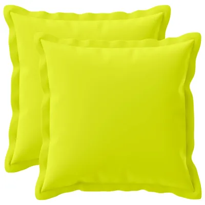 Produktbild von vidaXL Kissenbezug 2 stk. HOUTEN Hellgrün 50 x 50 cm Polyester