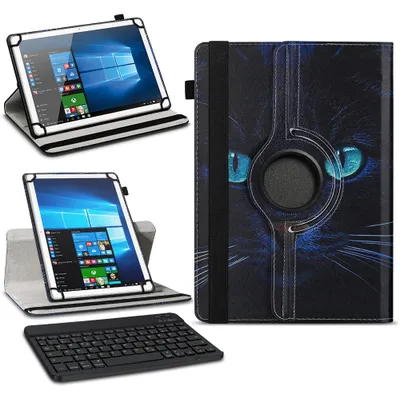 Produktbild von Tablet Tasche Tastatur Hülle für Blackview Tab 90 Schutzhülle Bluetooth CaseFarben:Motiv 10