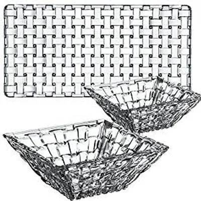 Produktbild von Nachtmann Vorteilsset 6 x 3 Glas/Stck Servierset 7377/3tlg. Bossa Nova 90026 und Geschenk + Spende