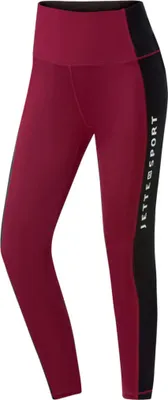 Produktbild von Crivit Damen Funktionsleggings Schnelltrocknend Feuchtigkeitsregulierend Rot M