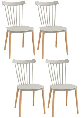 Obrázek produktu pro Jídelní židle - Židle - Kuchyňská židle - Kancelářská židle - Designová židle - Šedá - Skandinávský design
