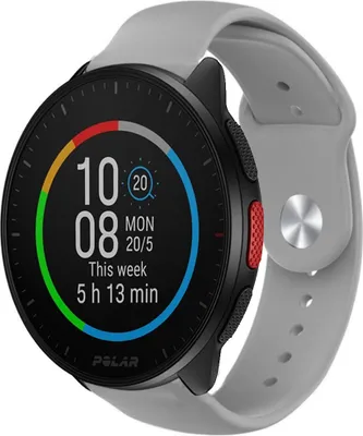 Produktbild von Strap-it Polar Pacer Sportarmband (Grau)