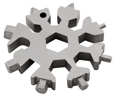 Produktbild von Universal-Tool Bitsatz McPower "Schneeflocke", 18-in-1 Flaschenöffner, Schraubendreher