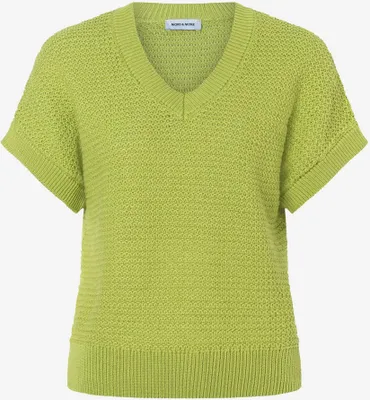 Produktbild von Struktur-Pullover mit V-Ausschnitt