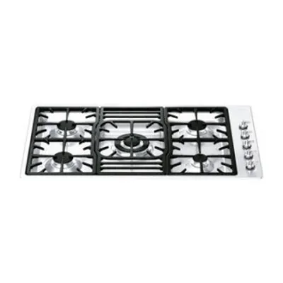 Produktbild von Smeg PGF 95 F-4 Gas-Kochfeld, 86,7 cm Breite, Edelstahlrahmen, 5 Kochstellen