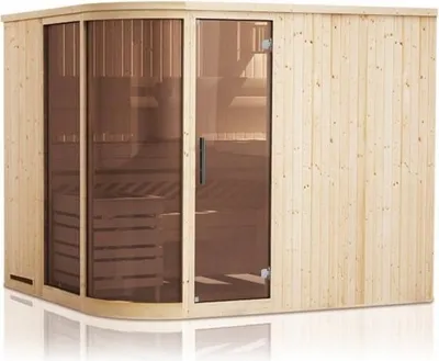 Immagine prodotto di MAFANA Cabina sauna ad arca finlandese a 4 posti 194x194 x H.199 cm MDLT