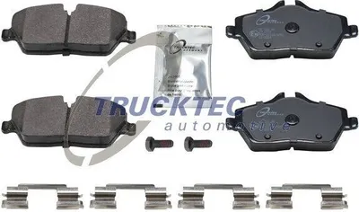 Produktbild von TRUCKTEC AUTOMOTIVE Bremsbeläge Satz Vorne Bremsklötze für BMW 1 Schrägheck (E87) 08.34.120