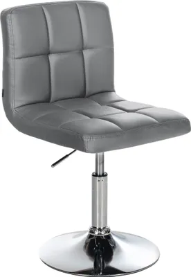 Produktbild von CLP Palma Lounger V2 Kunstleder Lounger höhenverstellbar und drehbar. grau