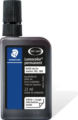 Image de STAEDTLER® 485 23-9 Recharge d'encre pour marqueurs 385/388 noir