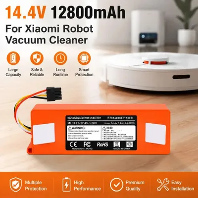 Produktbild von Saugroboter Akku - Li-Ion Ersatzakku - 14,4V 12800mAh - Kompatibel mit Modellen S50 S51 S55 - 1 Stück