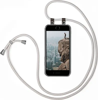 Produktbild von UMHÄNGEHÜLLE + KORDEL für iPhone 6S Plus / 6 Plus, Farbe:Hellgrau