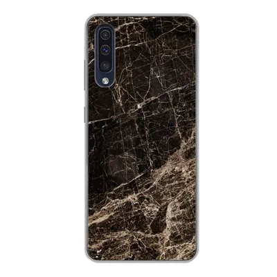 Produktbild von MuchoWow® Handyhülle Schutzhülle Hülle für Samsung Galaxy A50 Marmor - Luxus - Schwarz Silikon Softcase Handy Hülle - Mobiltelefonhülle